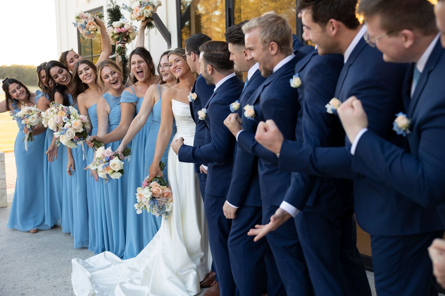 Bridal Party at Bella Cavalli Venue