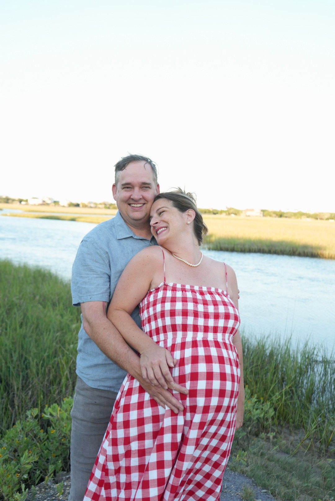 Maternity couples photoshoot in Pawleys Island, SC.