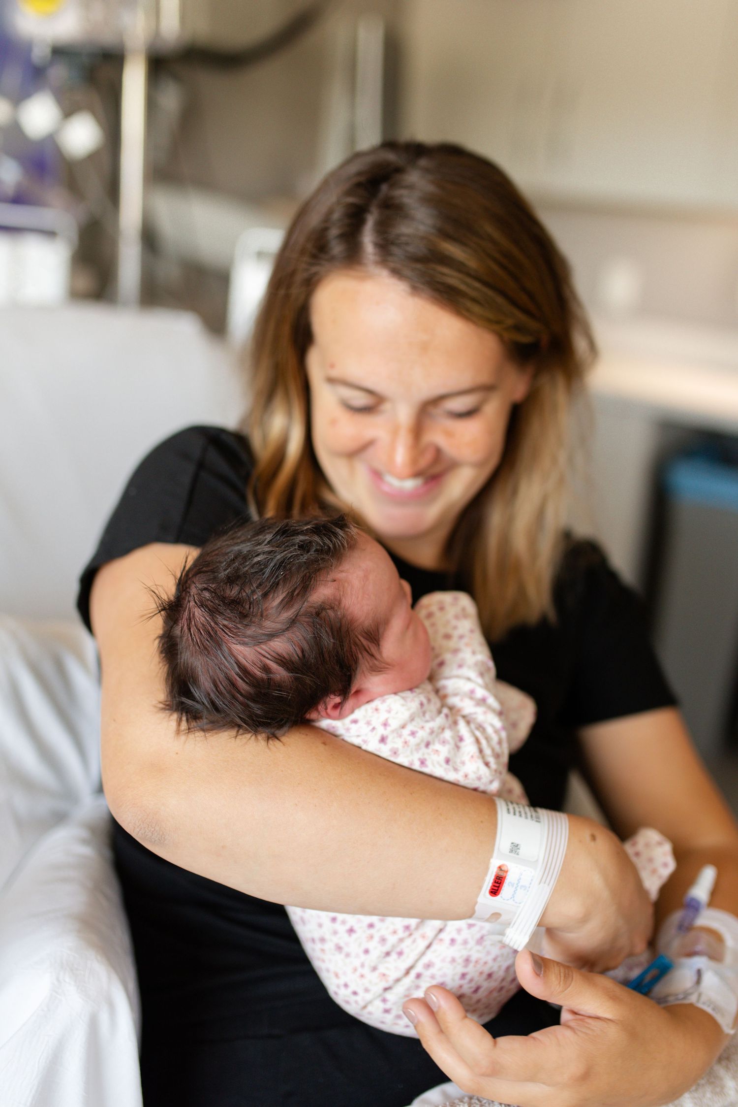 Fresh 48 newborn photography at SSM Health St. Joseph Hospital in Lake Saint Louis Missouri