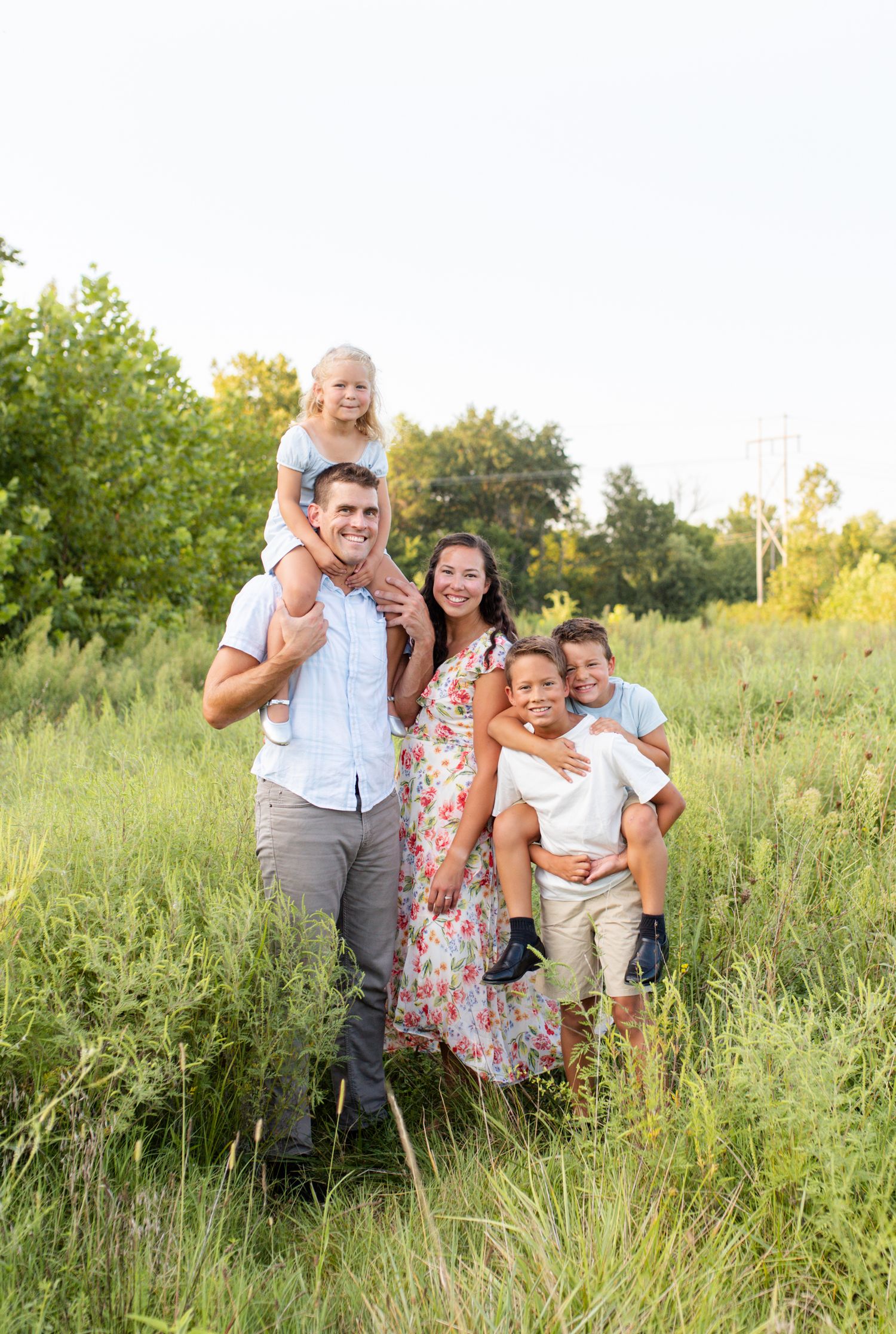 st louis family photography at a cute park in st charles county