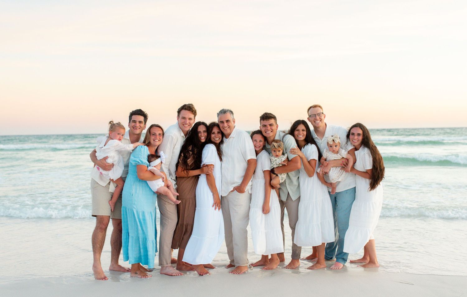 ofallon family photography on the beach