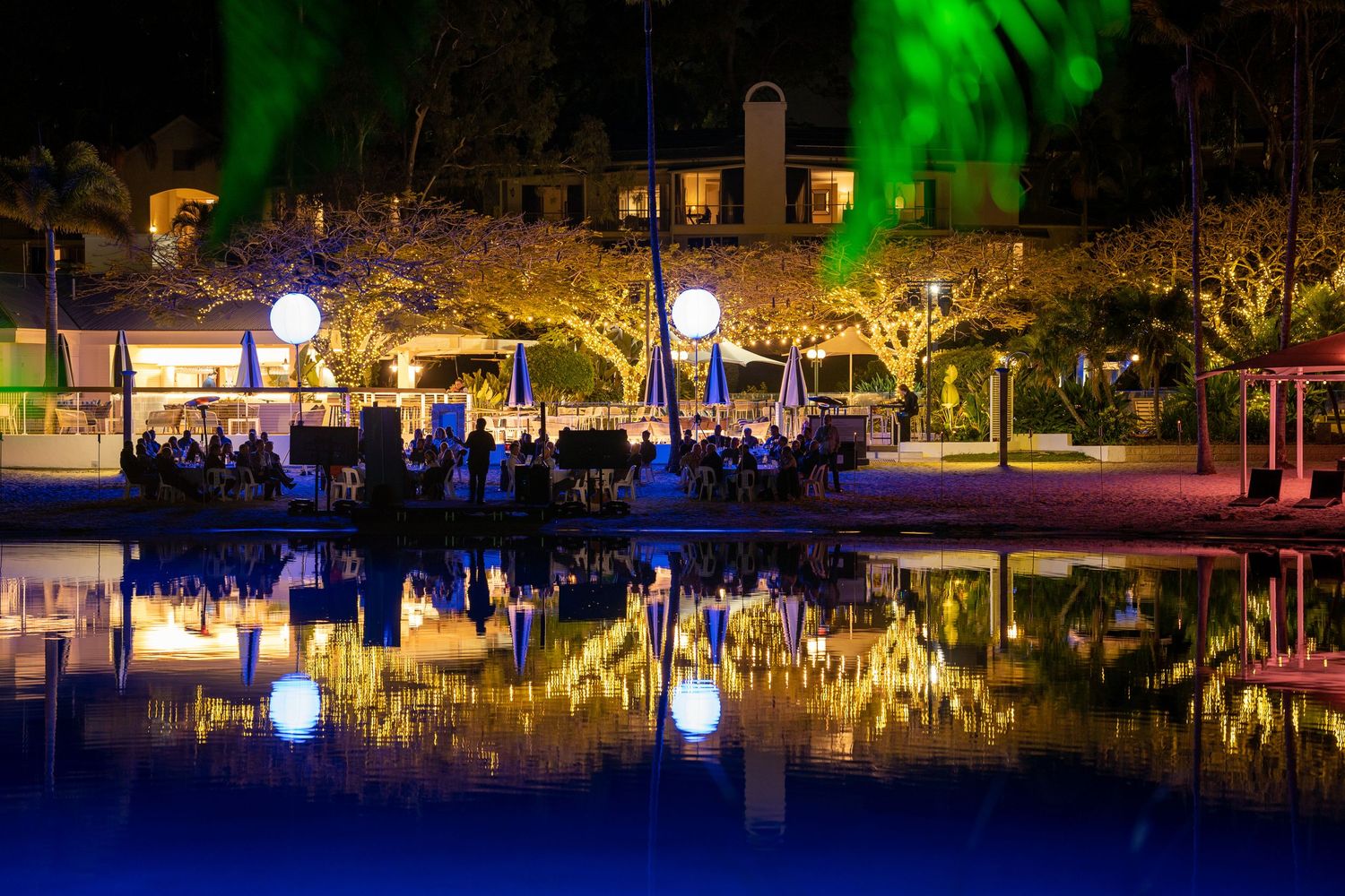 Evening event at InterContinental Sanctuary Cove Resort, professional Gold Coast event photography