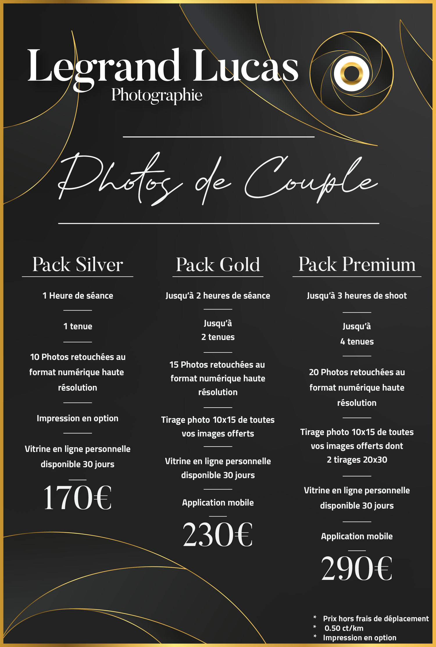 Séance photo couple romantique en extérieur