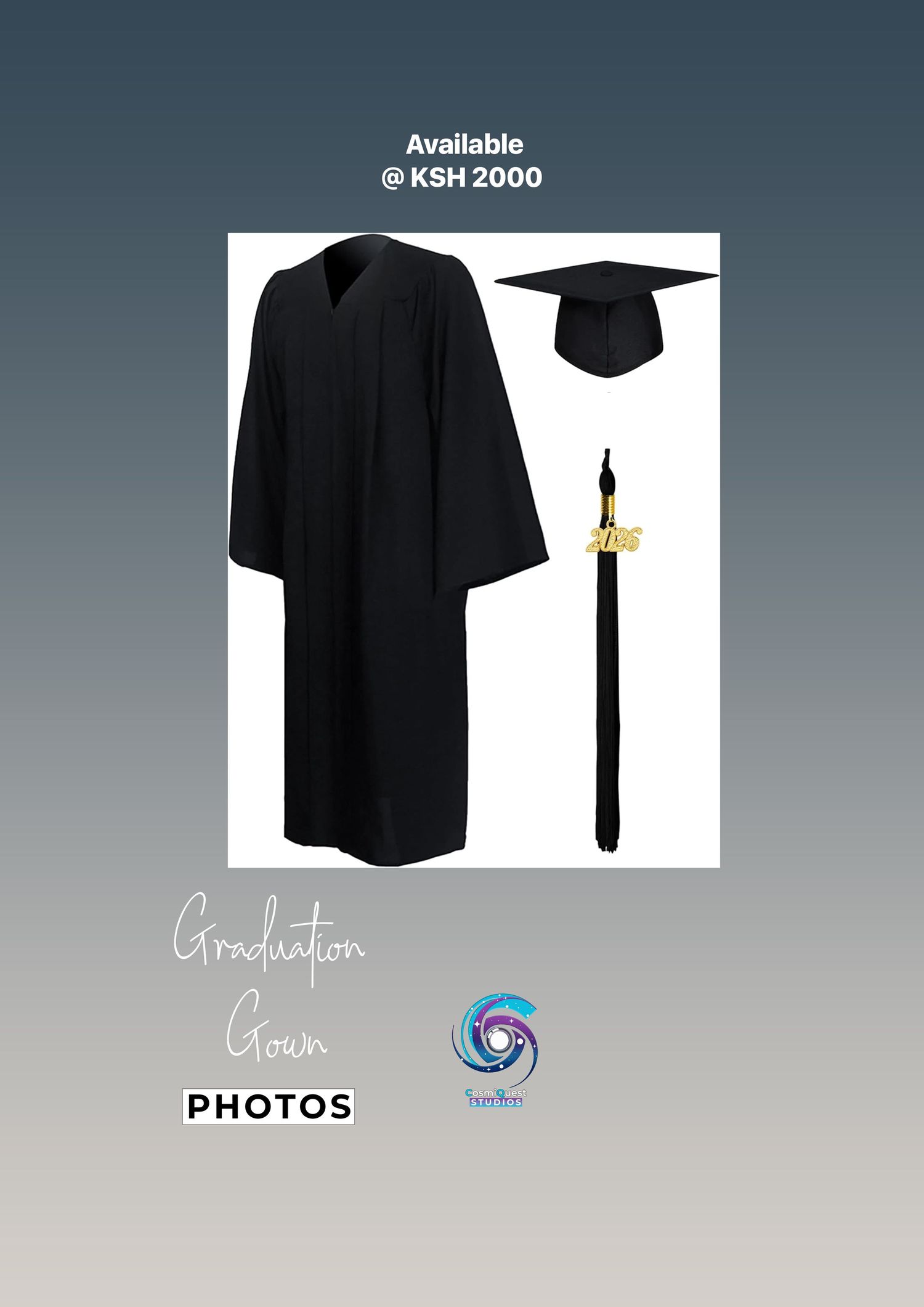 Graduation Gown for Hire - @2000