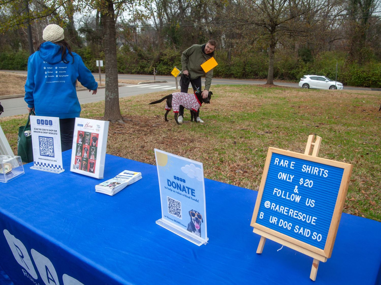 Event photograph benefitting an animal rescue organization.