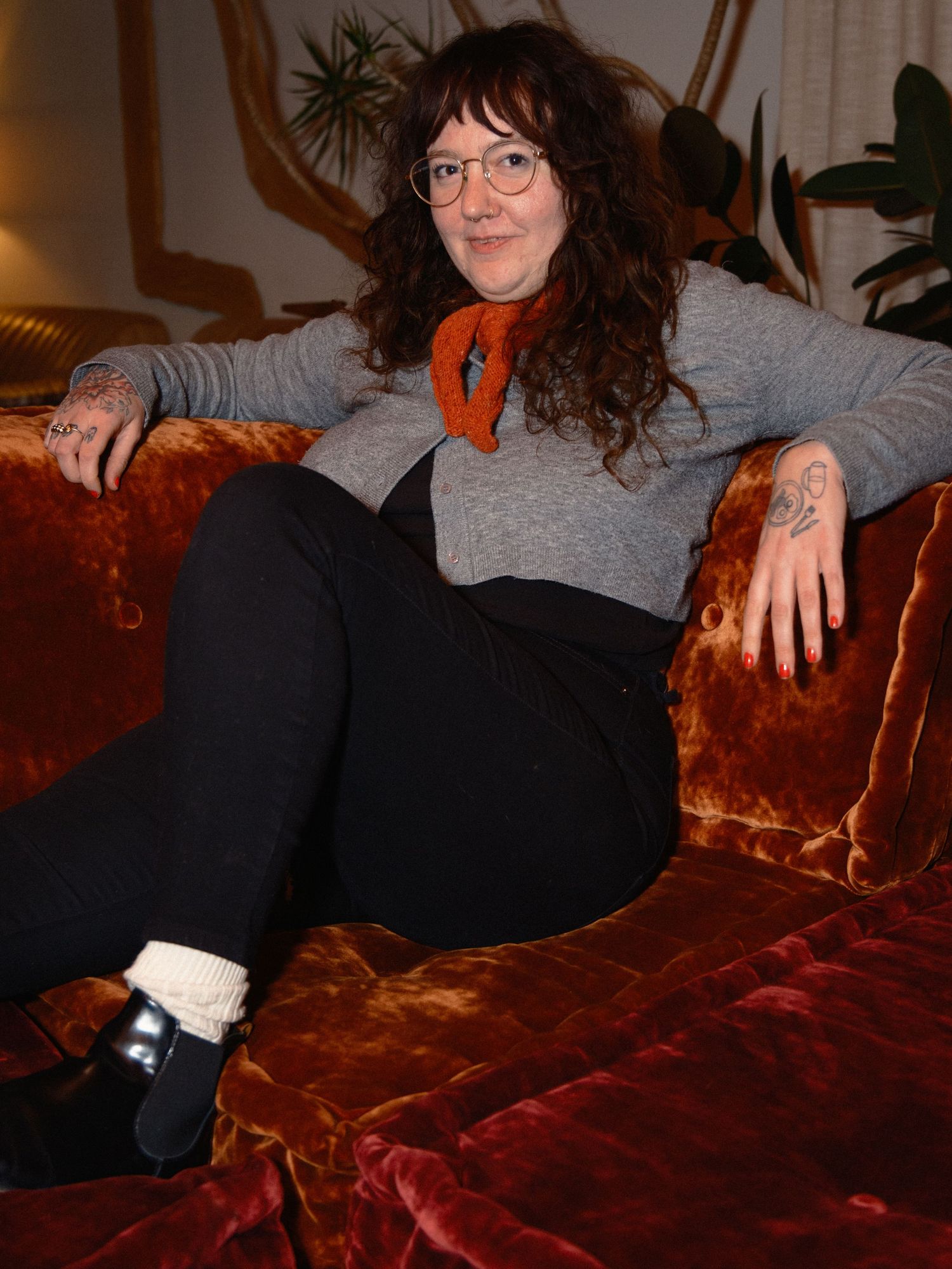 Color portrait of a woman.