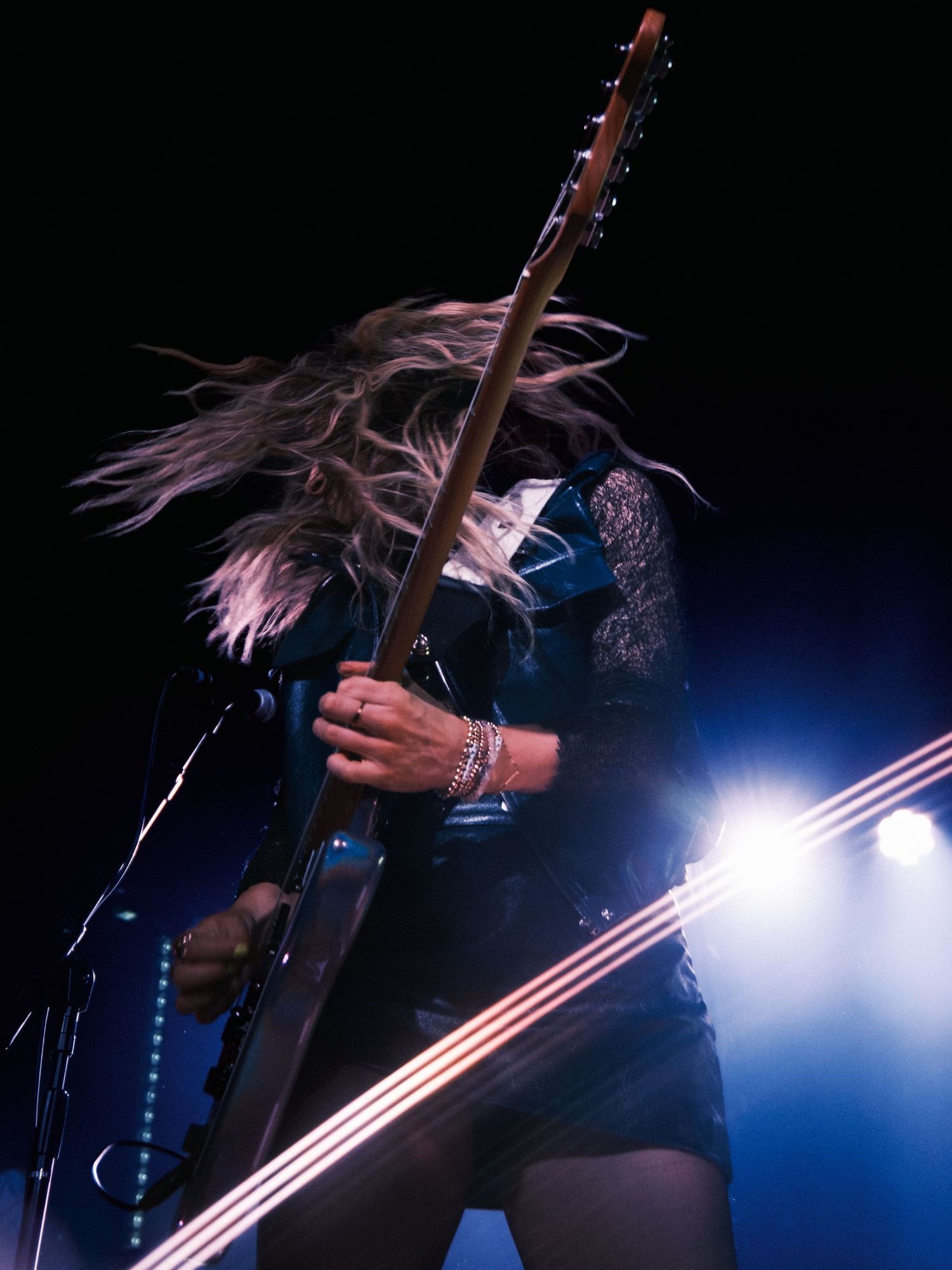 Color photograph of a live music performance.