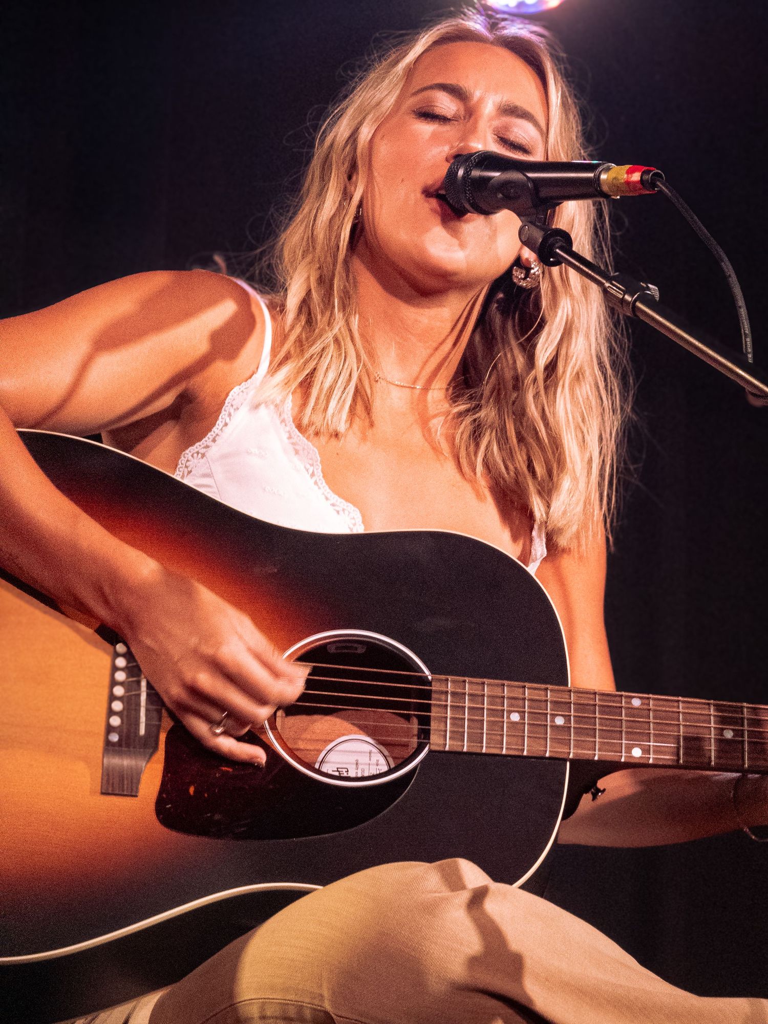 Color photograph of a live music performance.