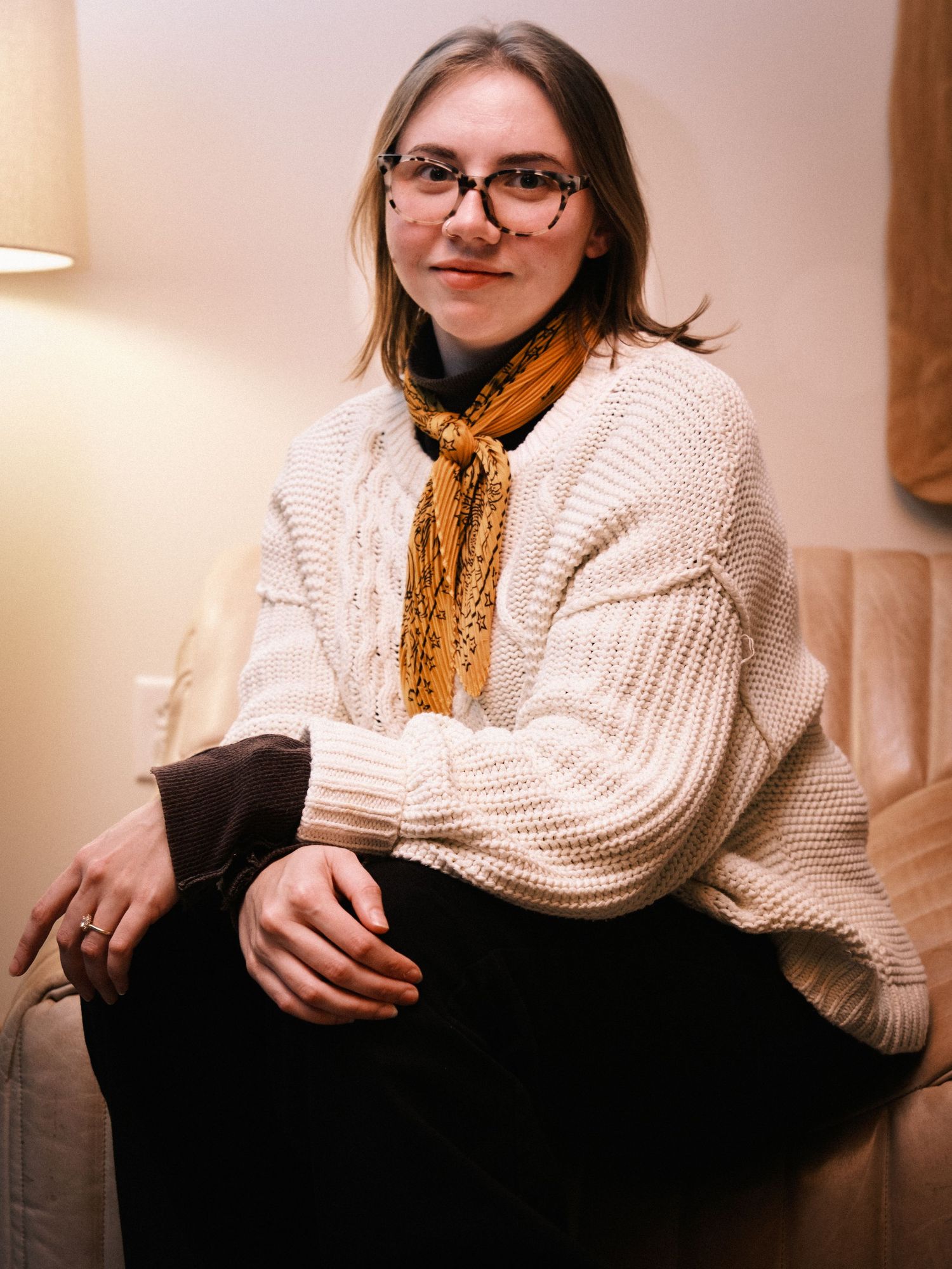 Color portrait of a woman.