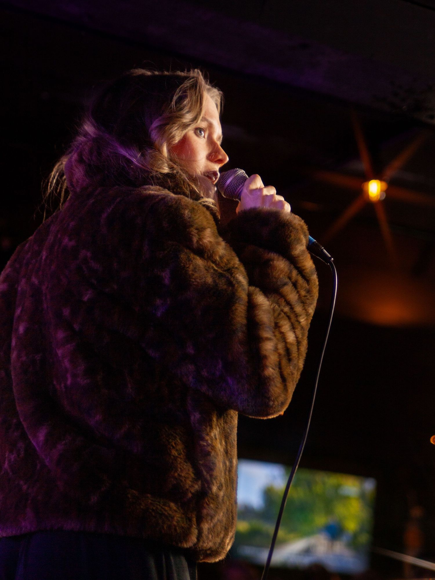 Color photograph of a live music performance.