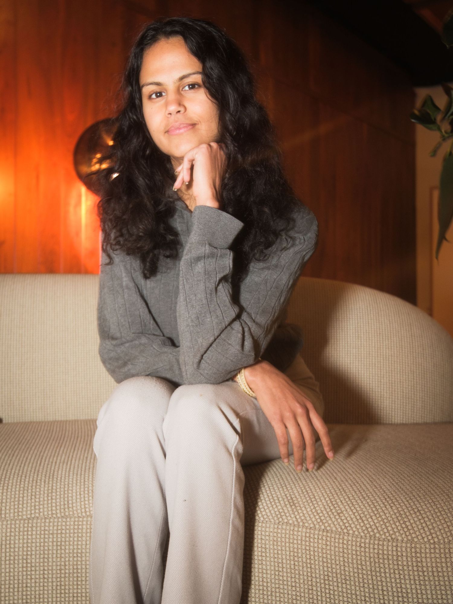 Color portrait of a woman.