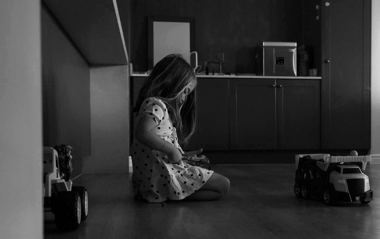 Artistic monochrome family portraits in Cape Town focusing on presence over performance.