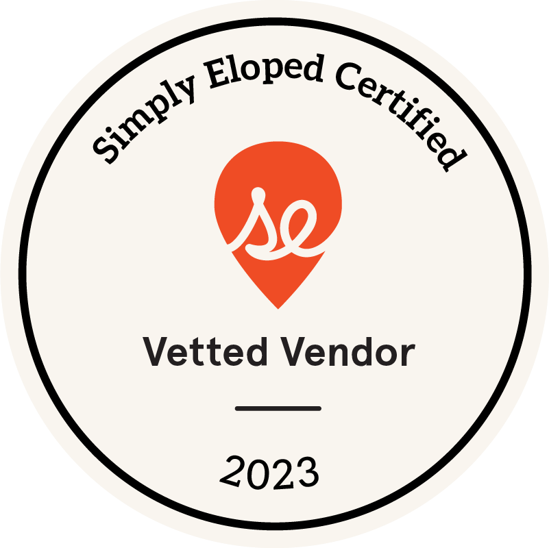 Collection of circular badges and certification emblems showing vendor verification status for 2023.