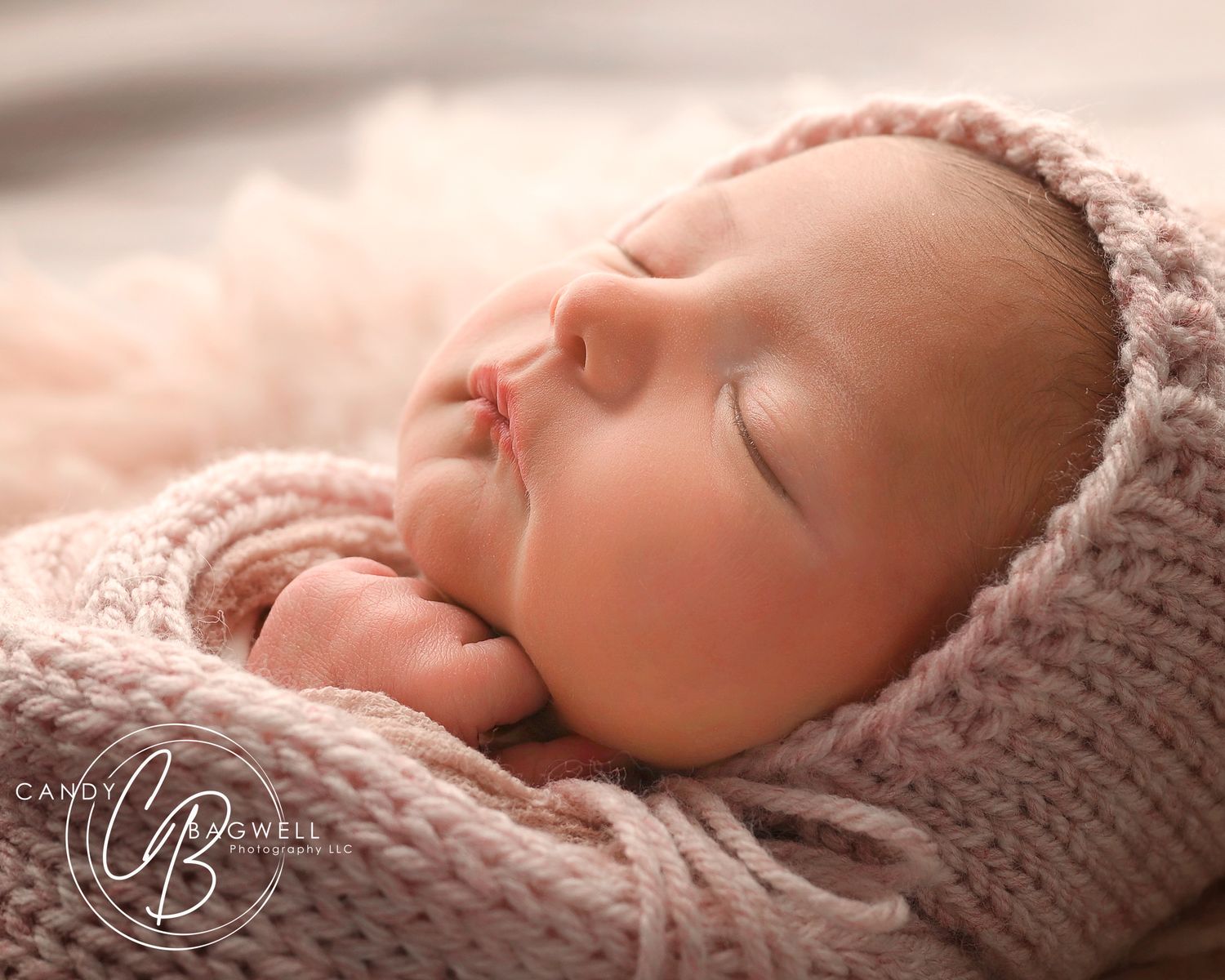 Newborn portrait by Candy Bagwell Photography, professional newborn photographer serving Fletcher, Hendersonville, Asheville, and Western NC