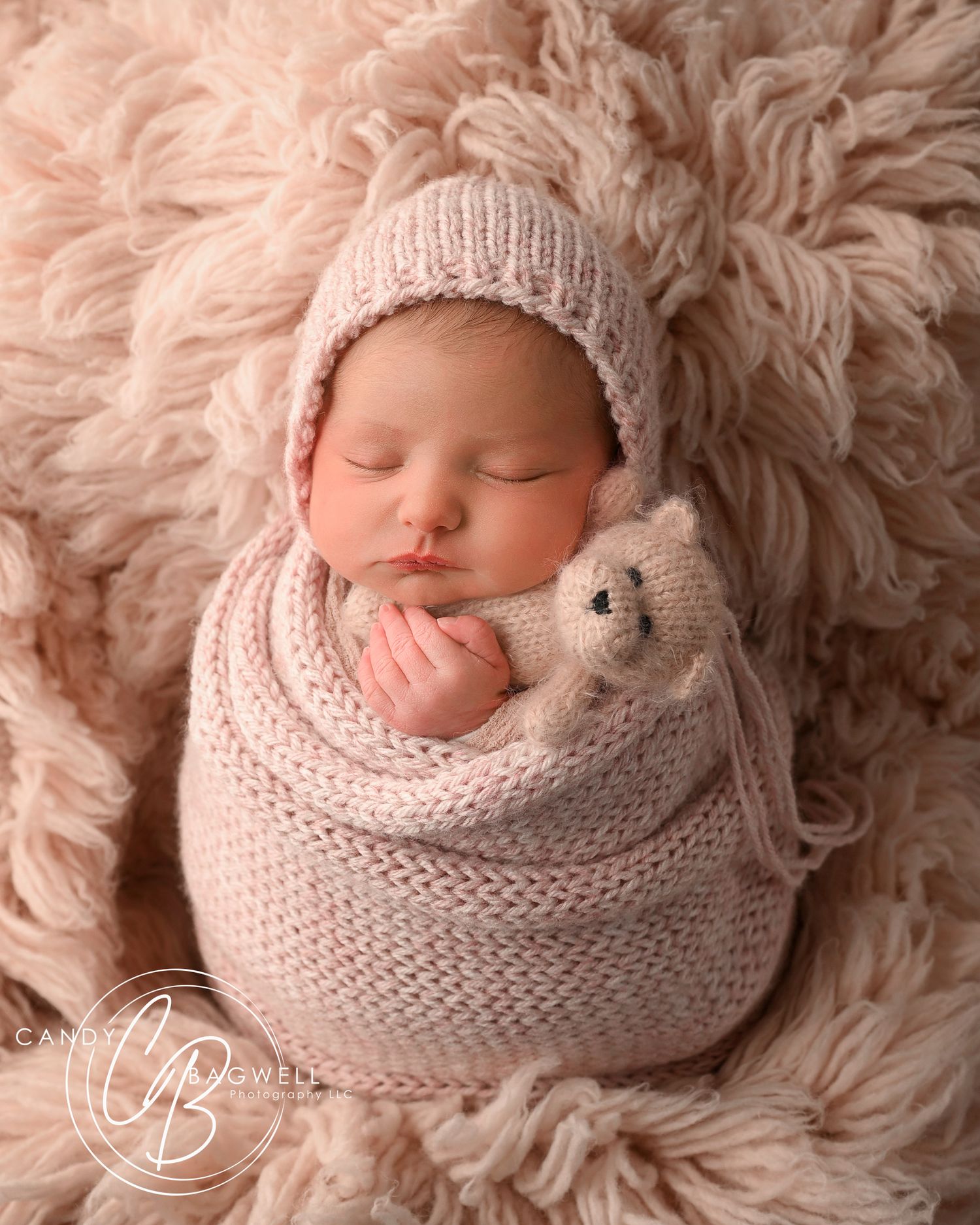 Newborn portrait by Candy Bagwell Photography, professional newborn photographer serving Fletcher, Hendersonville, Asheville, and Western NC