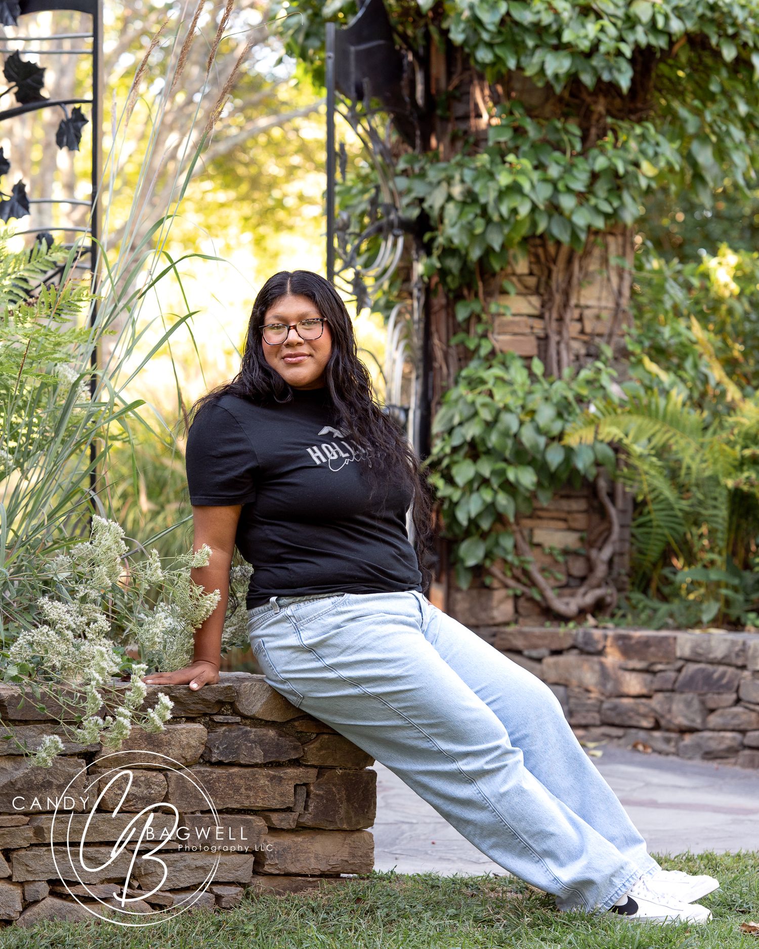 Outdoor Senior session by Candy Bagwell Photography, professional photographer serving Fletcher, Hendersonville, Asheville, and Western NC.