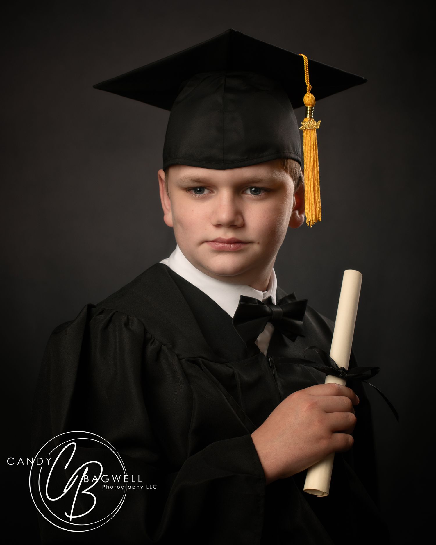 Professional graduation portrait by Candy Bagwell Photography, senior and graduation photographer serving Fletcher, Asheville, and Western N