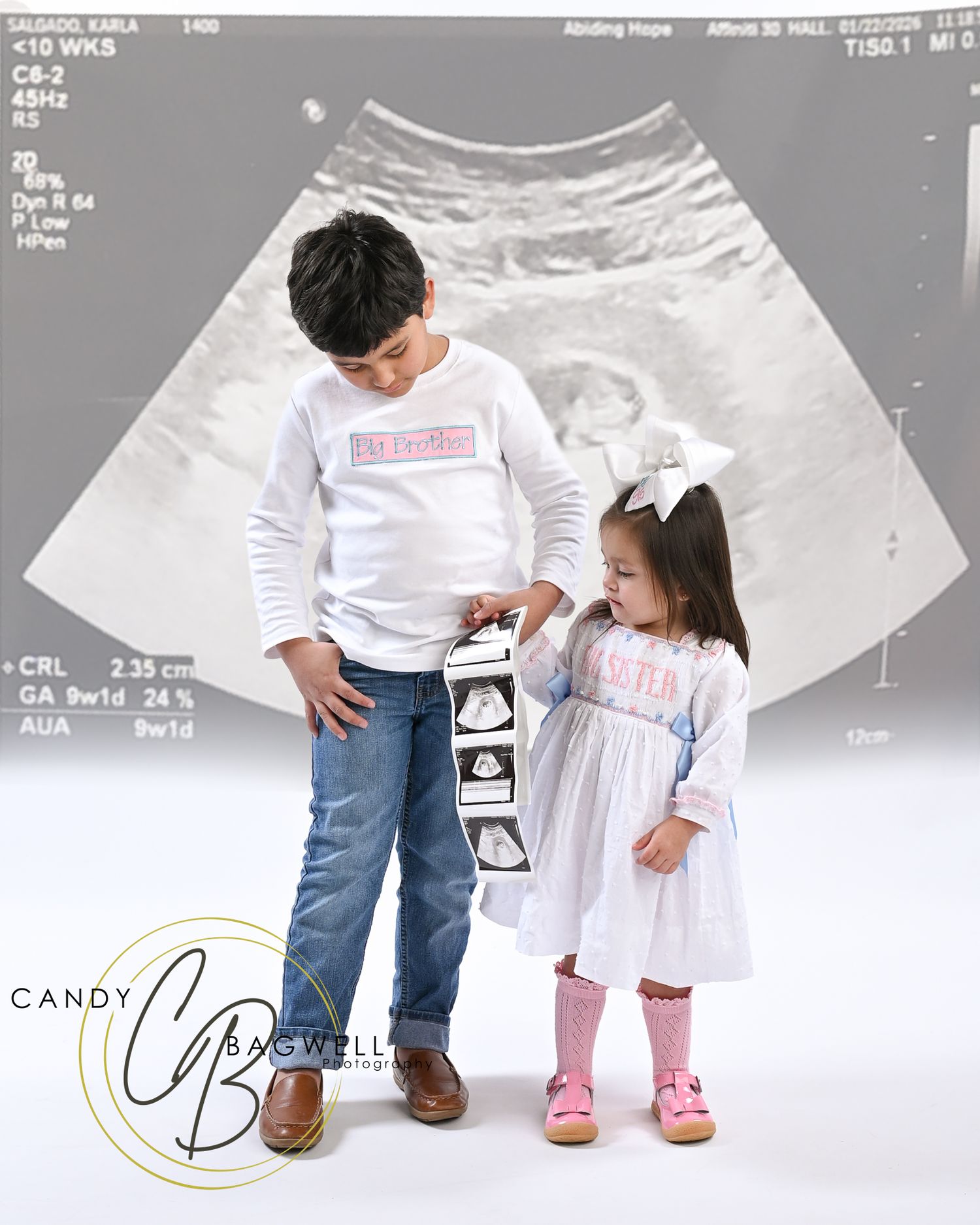 Birth announcement by Candy Bagwell Photography, professional photographer serving Fletcher, Hendersonville, Asheville, and Western NC.