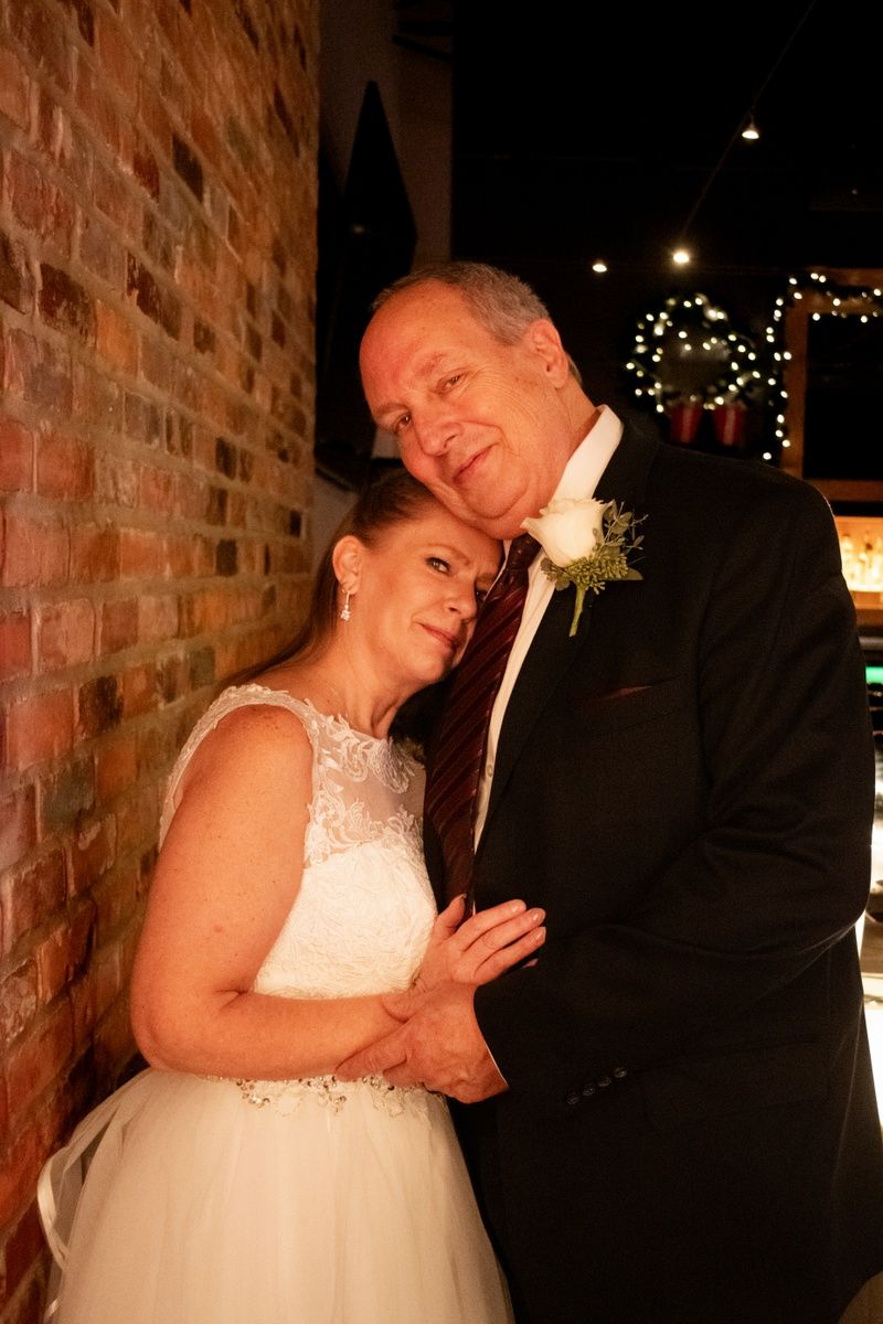 A beautiful couple on their wedding day!