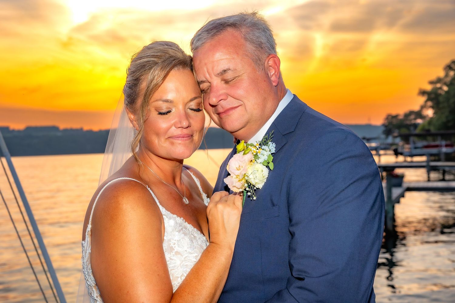 NY + Wedding + photographer + Sunset