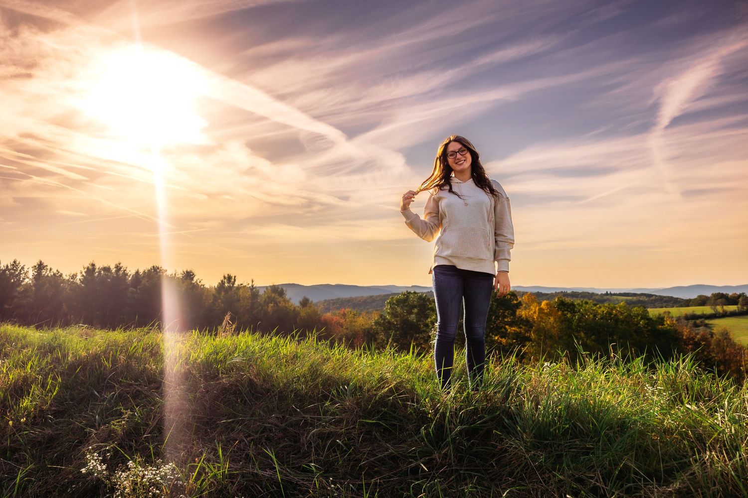 Ny + Senior + photographer + golden hour