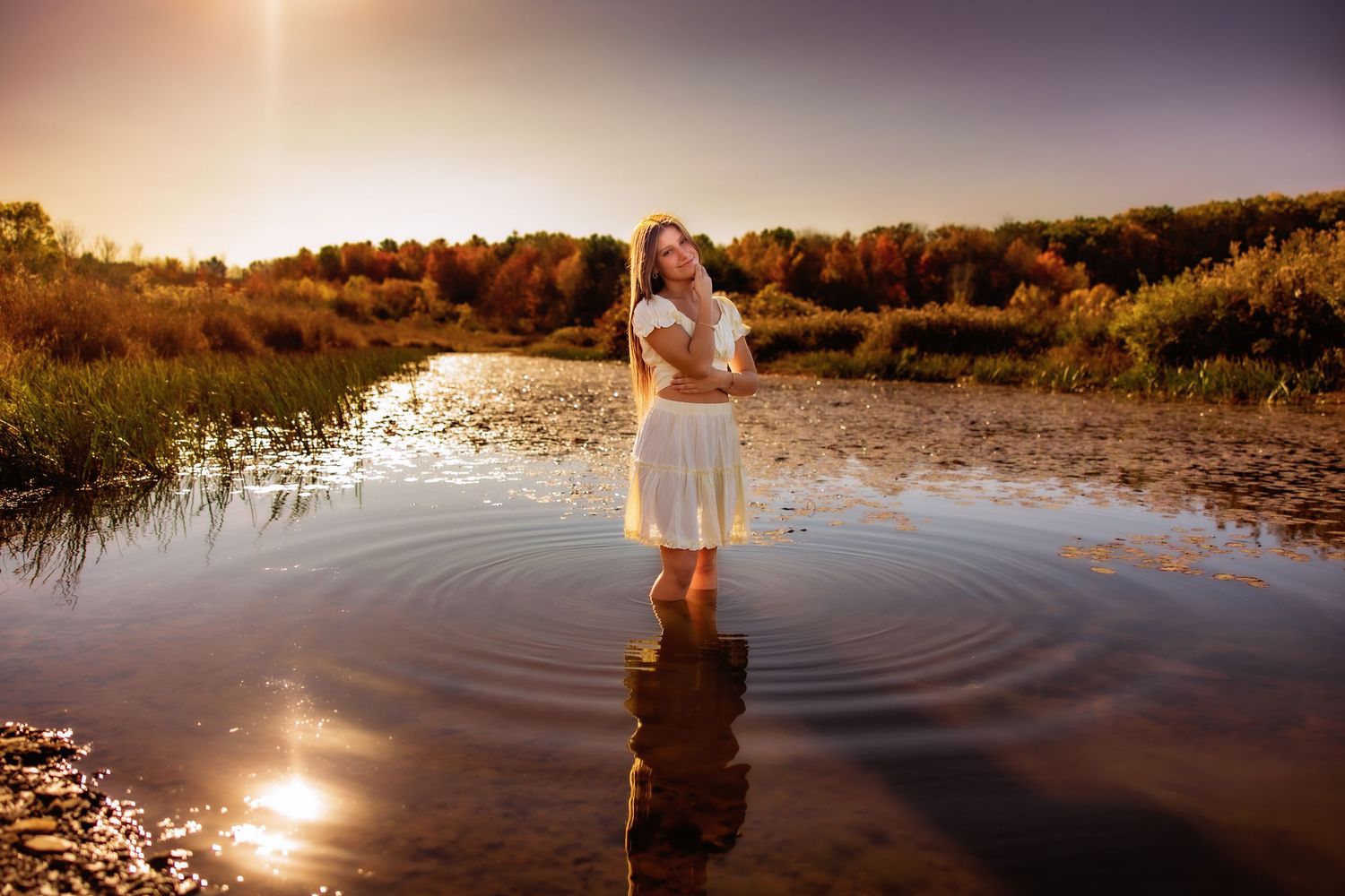 Ny + Senior + photographer + golden hour