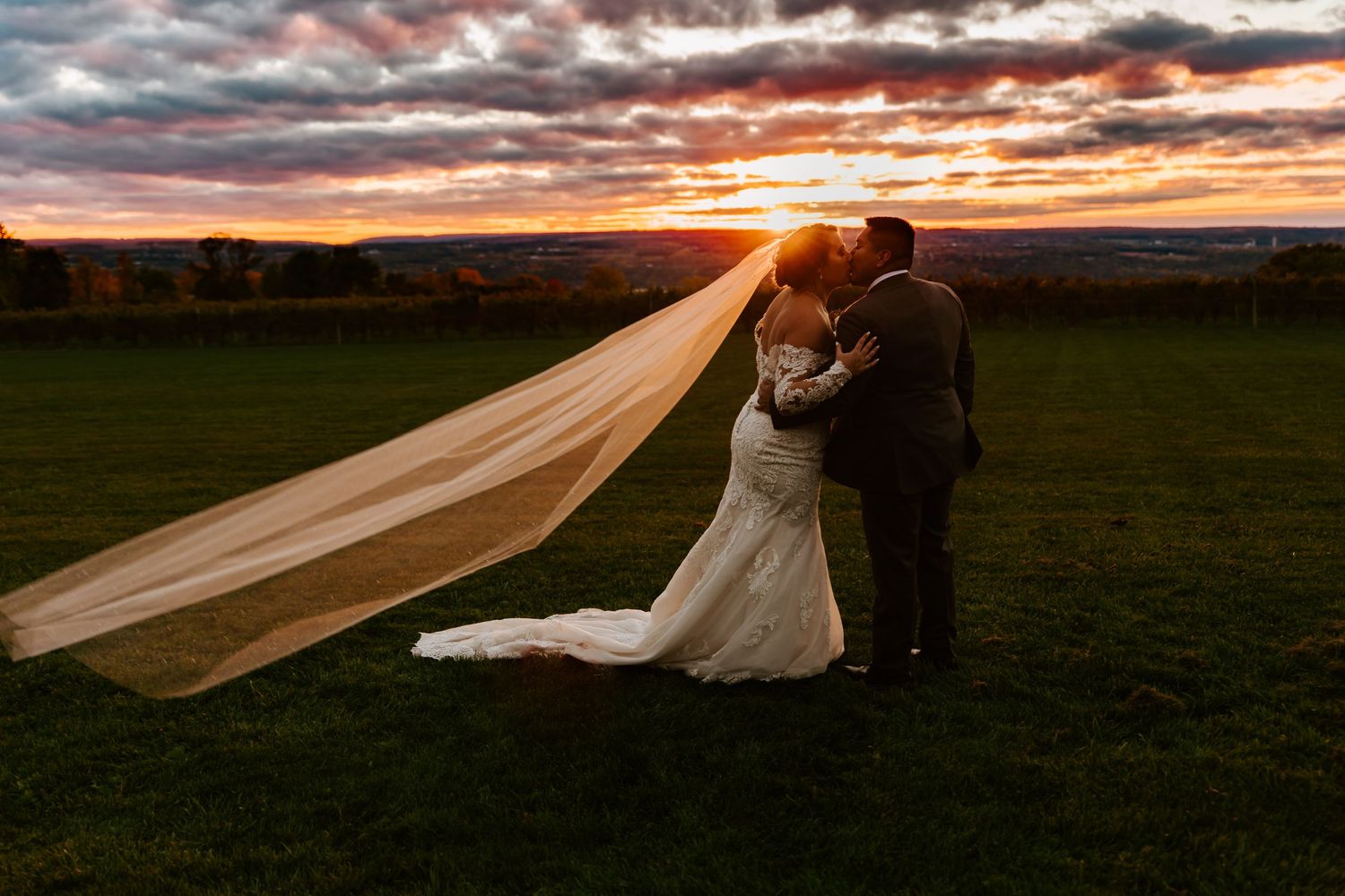 Ny + Wedding + photographer + Sunset