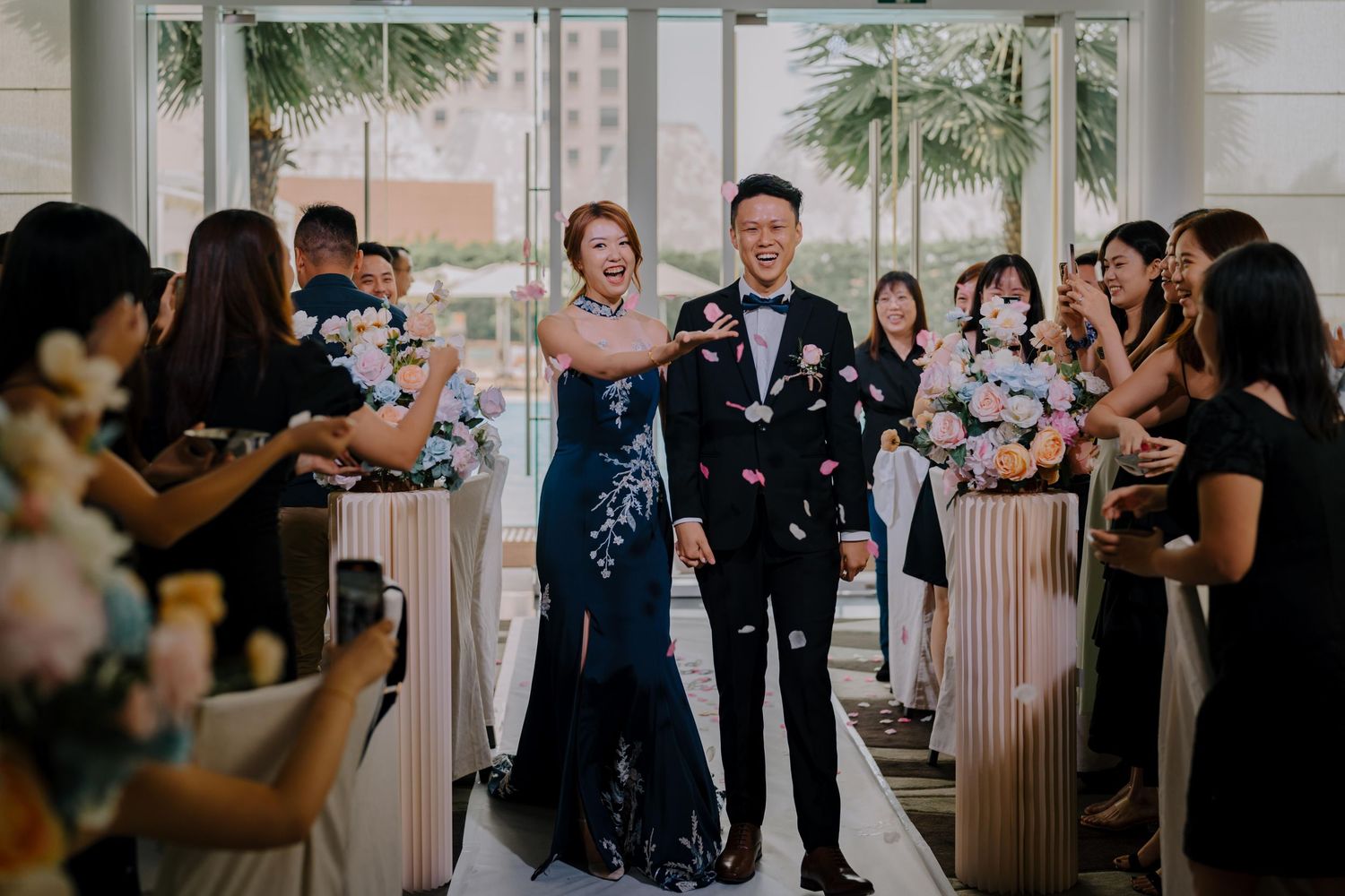 conrad hotel glass pavilion wedding