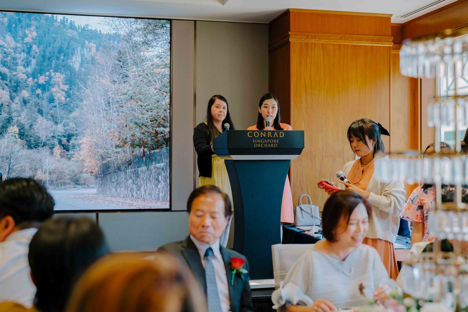 banquet wedding at conrad singapore orchard hotel