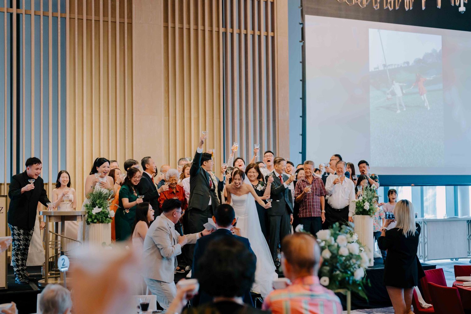 andaz glasshouse ballroom wedding ceremony