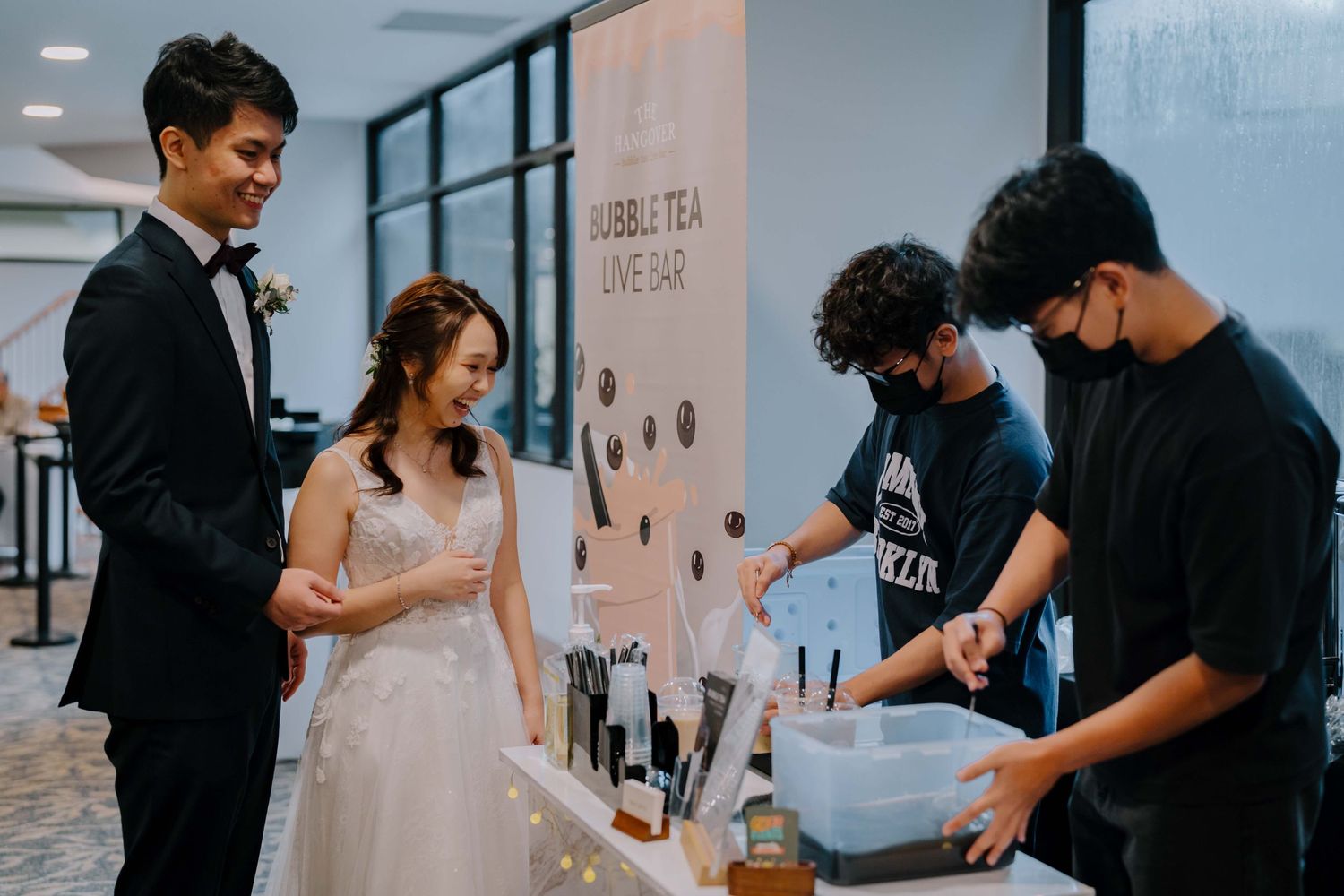 bubble tea vendor singapore for weddings