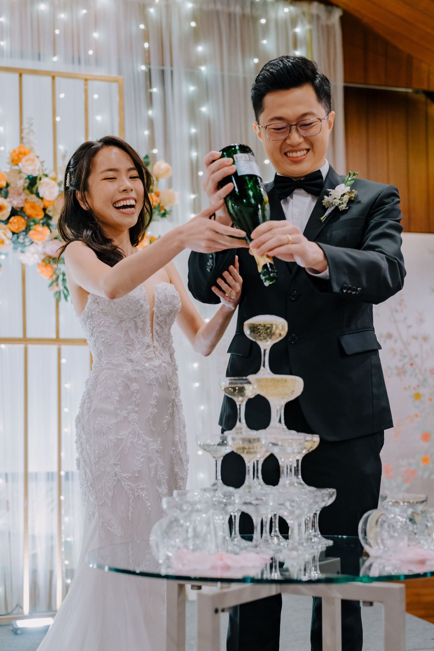 wedding reception at capitol kempinski atelier ballroom