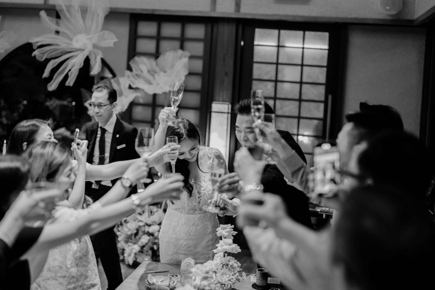wedding party at keyaki singapore