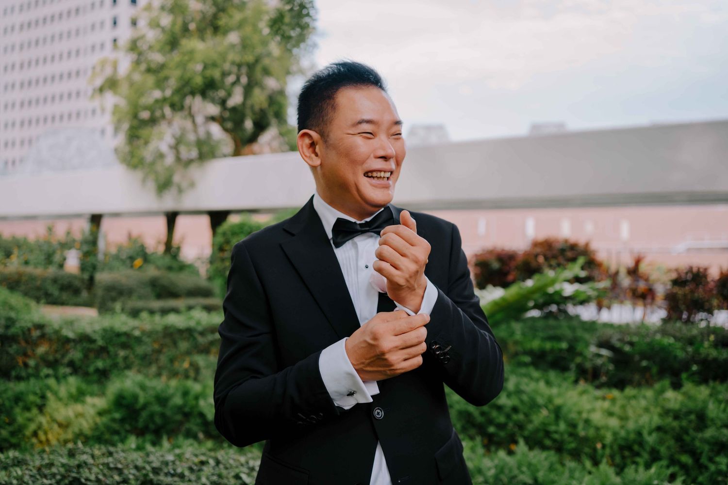 wedding at keyaki pan pacific hotel