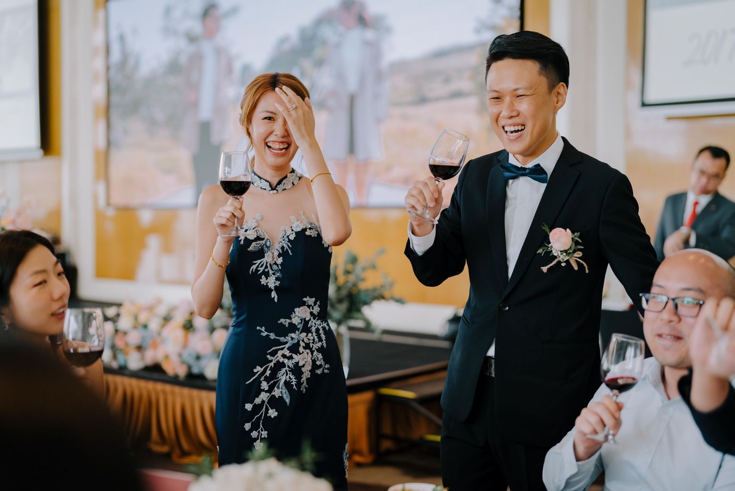 wedding at conrad marina bay