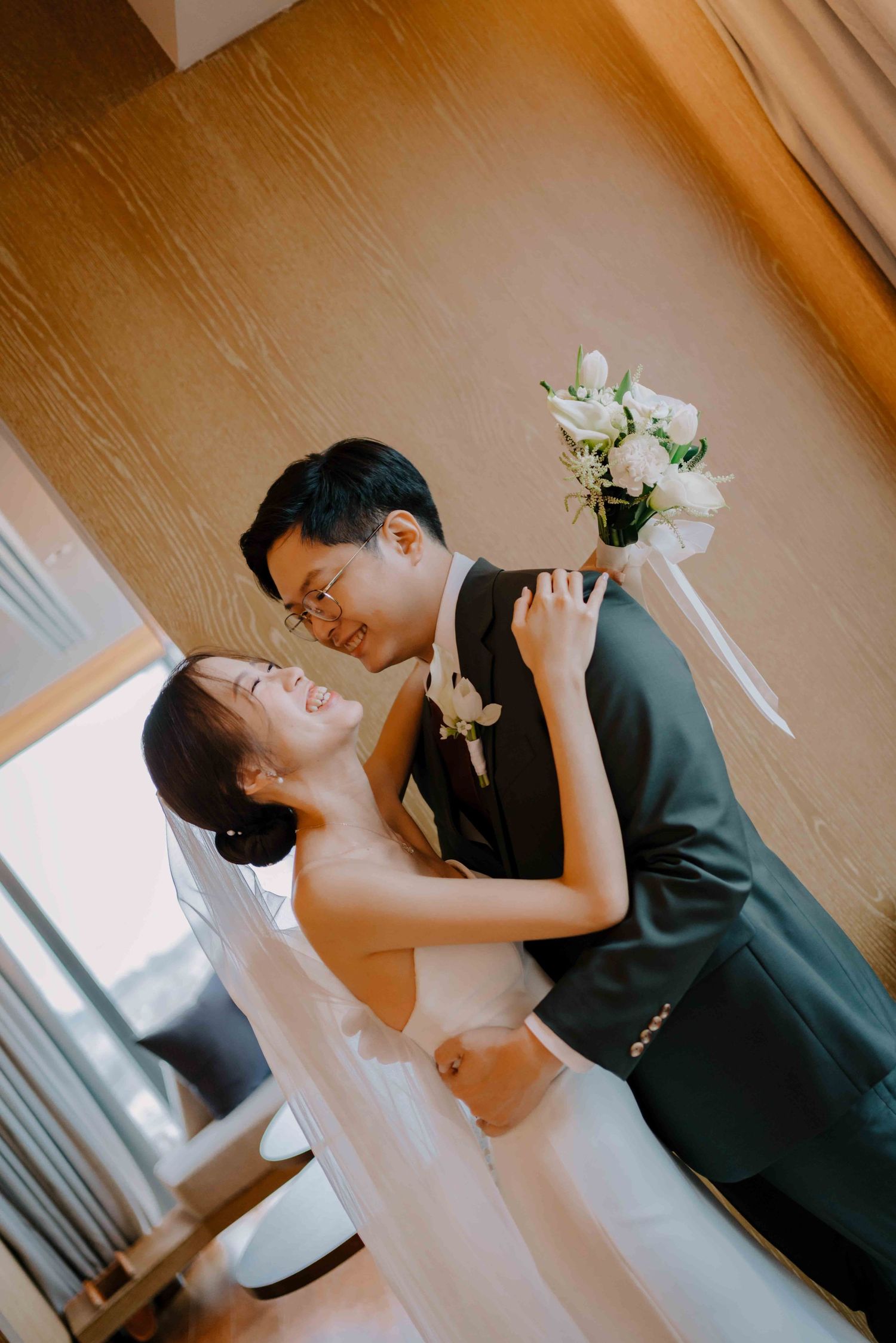 wedding at the glasshouse in andaz hotel hyatt singapore
