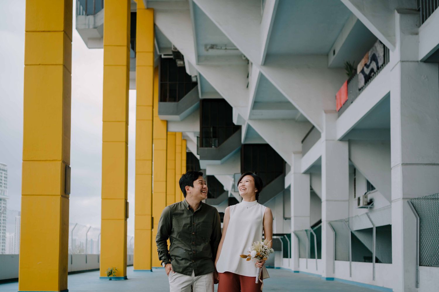 golden mile complex prewedding photo