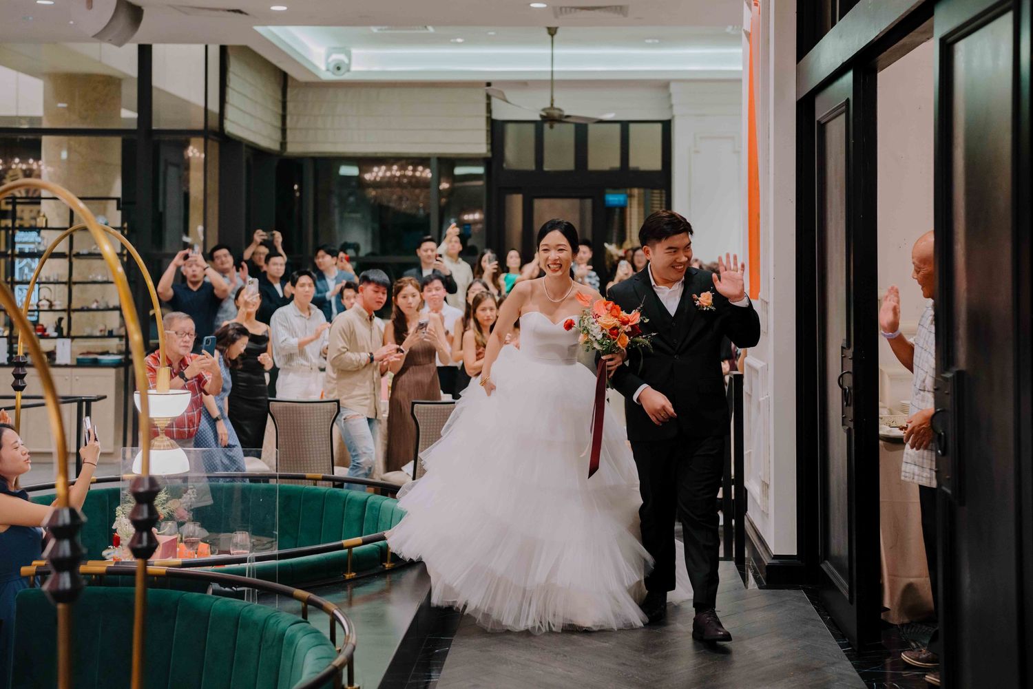 wedding ceremony at grand shanghai restaurant singapore
