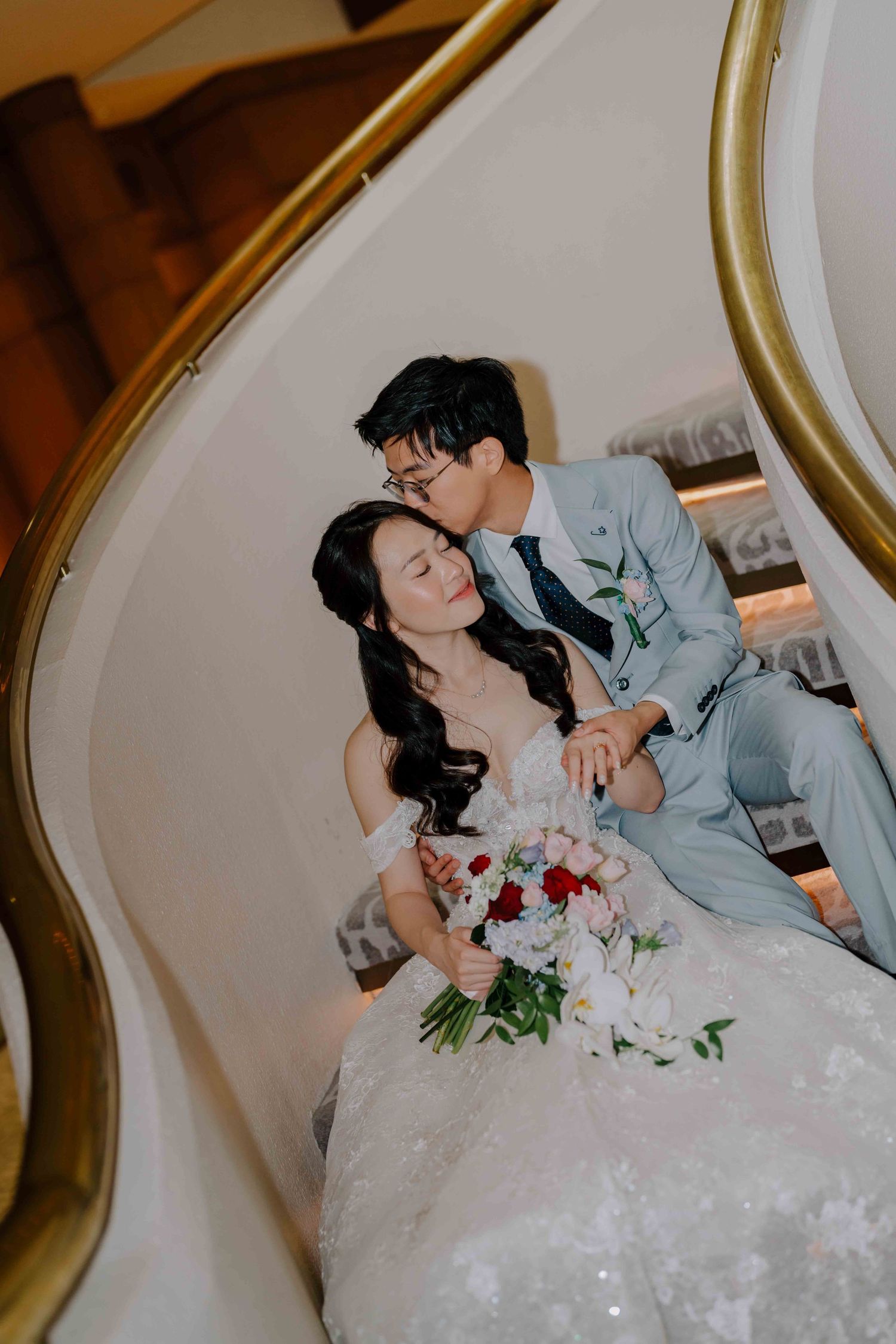 flash wedding photography at conrad singapore orchard hotel