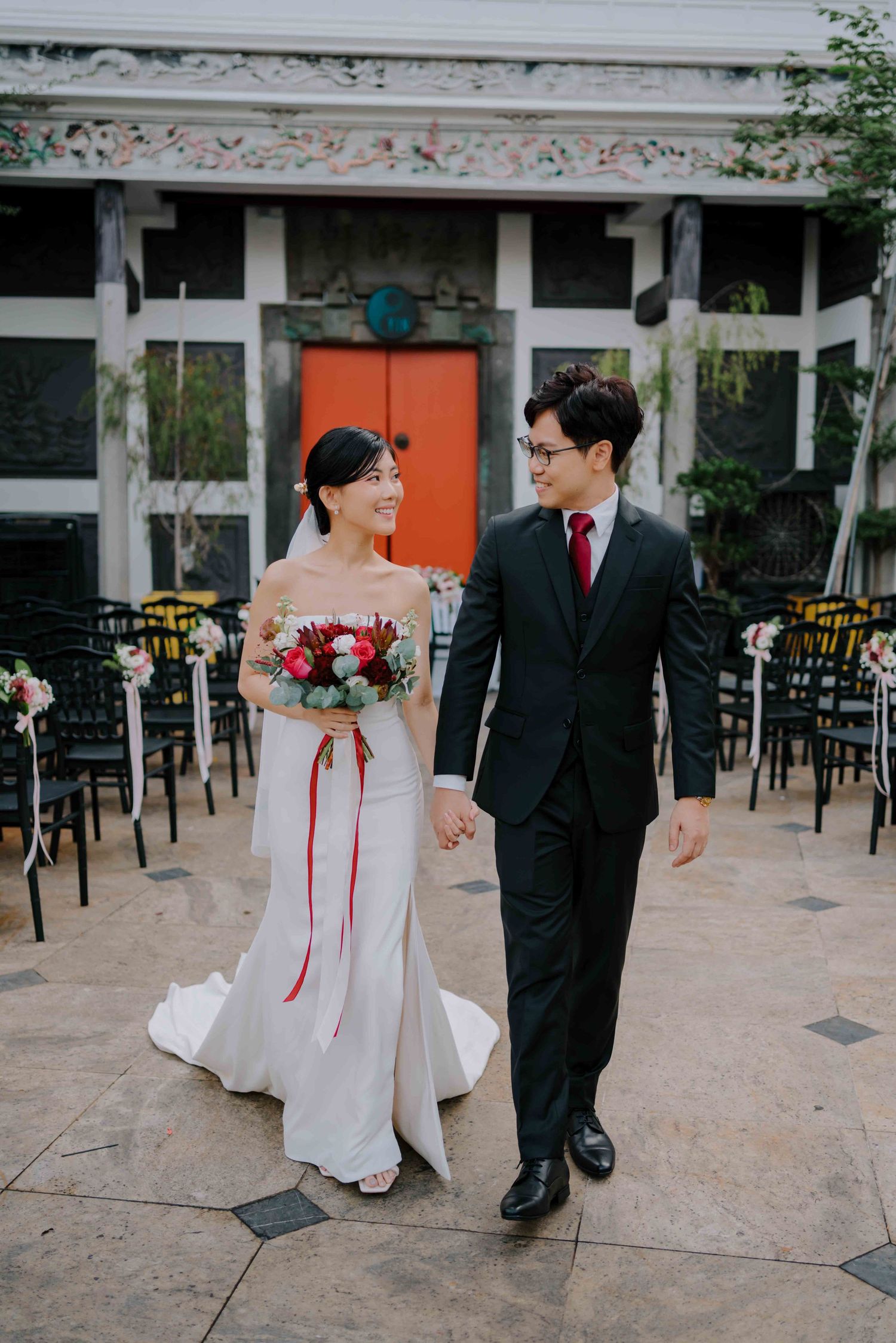 rom wedding at the riverhouse singapore