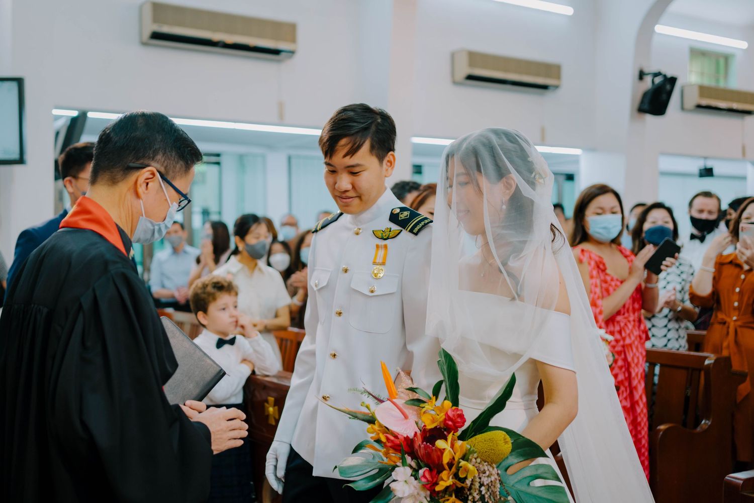 wedding ceremony at glory presbyterian church
