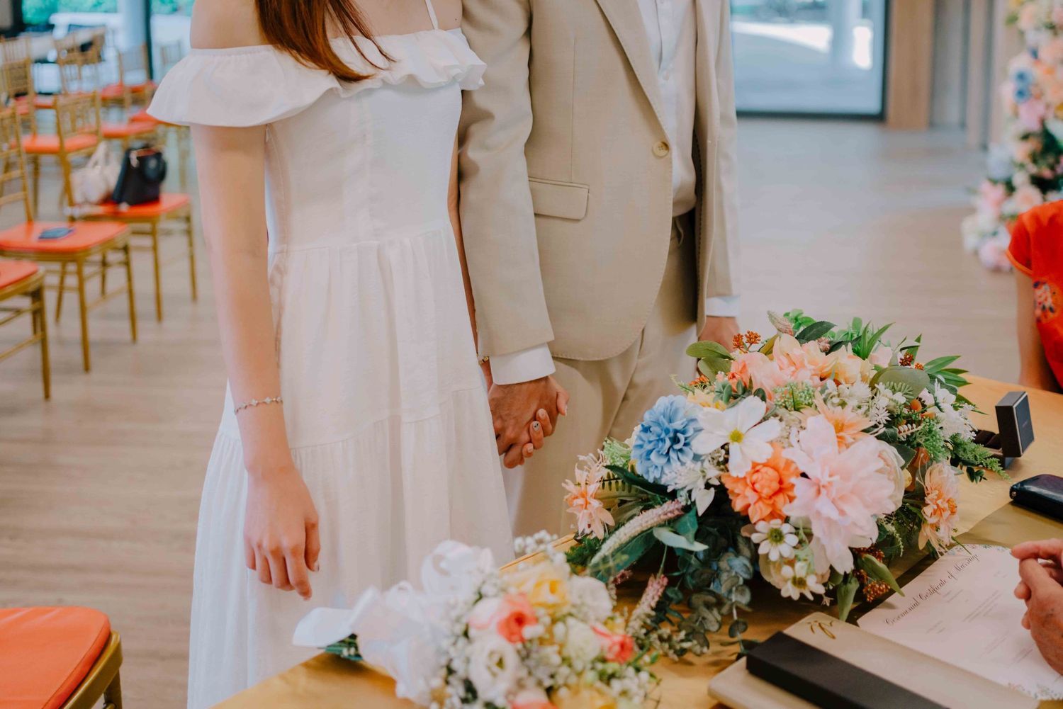 getting married at ficus room at gardens by the bay in singapore