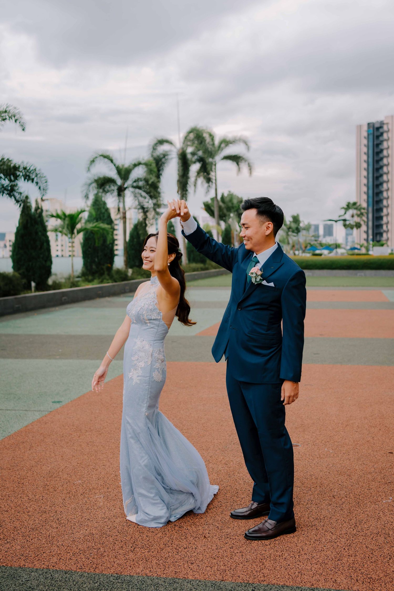 wedding ceremony at one farrer hotel singapore