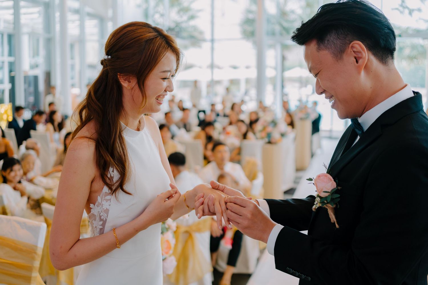 solemnisation at conrad glass pavilion