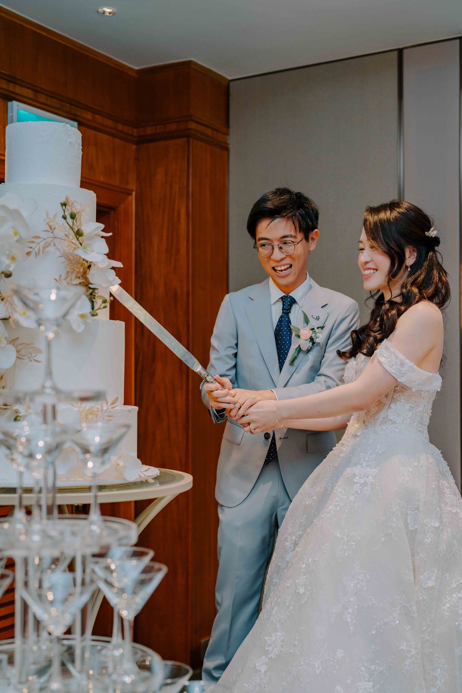 hotel wedding at conrad singapore orchard