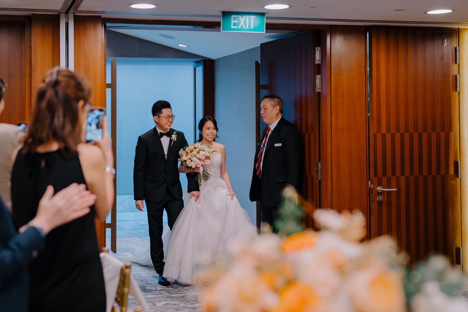 wedding reception at capitol kempinski hotel