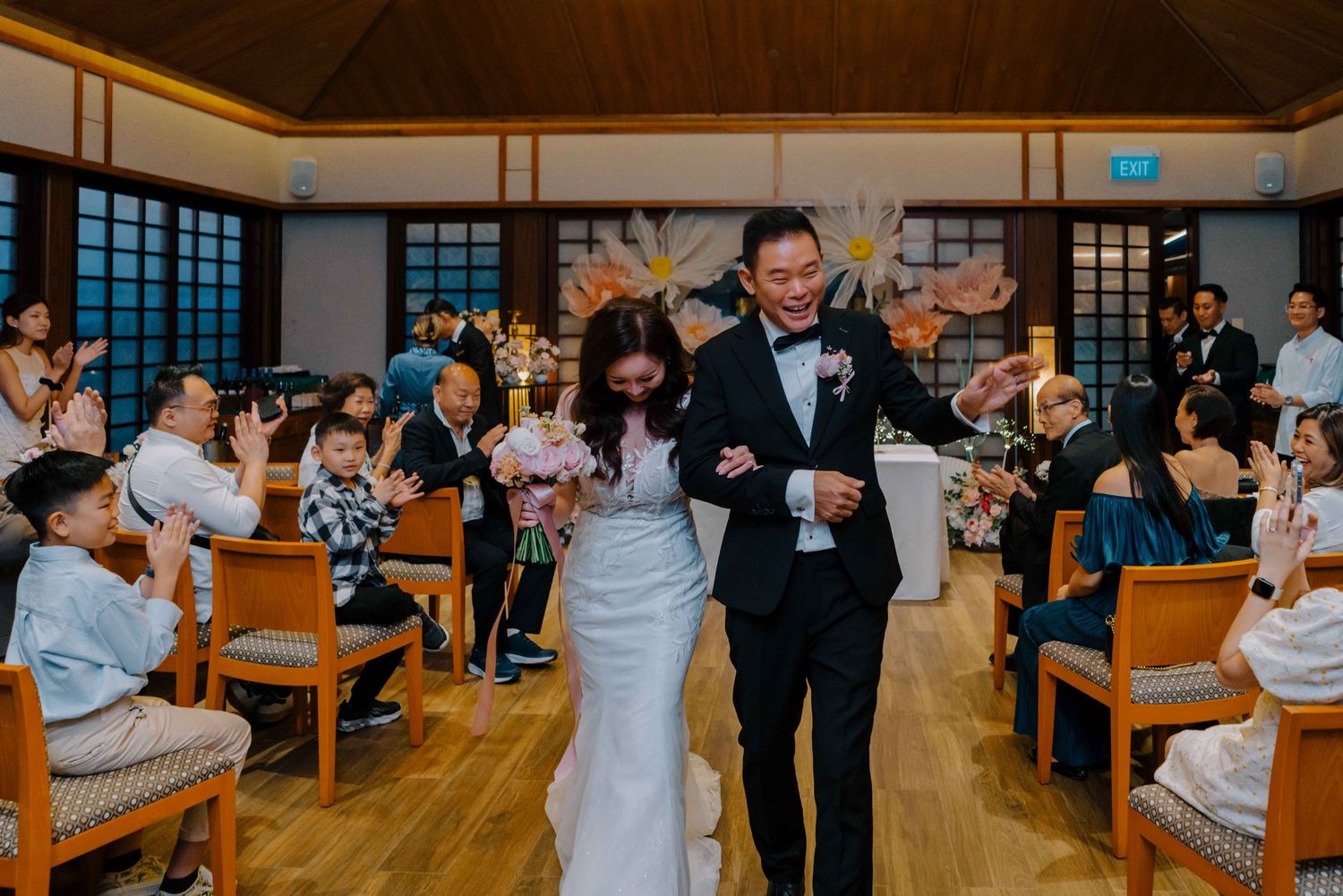 wedding ceremony at keyaki