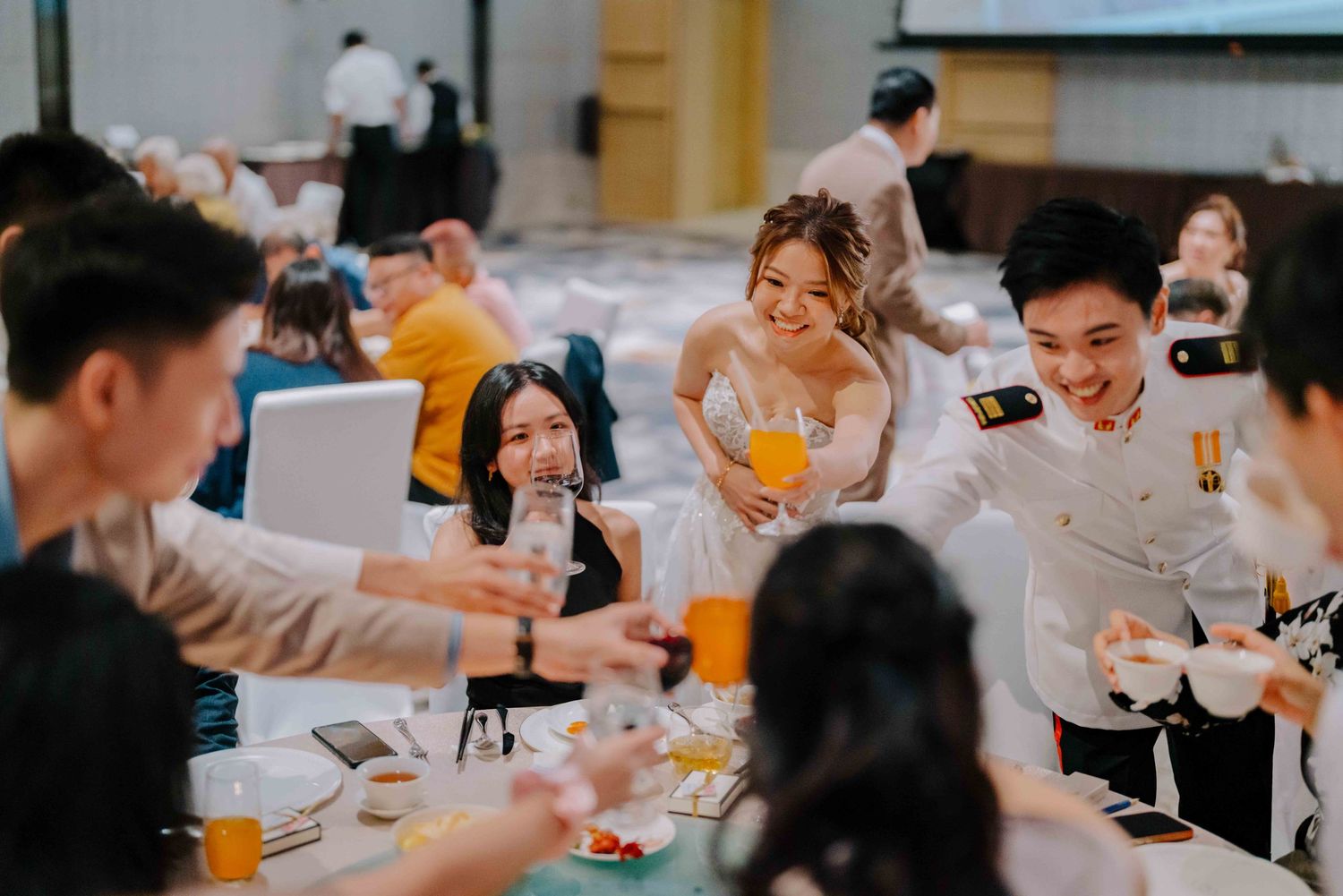 wedding celebration at sofitel singapore city centre