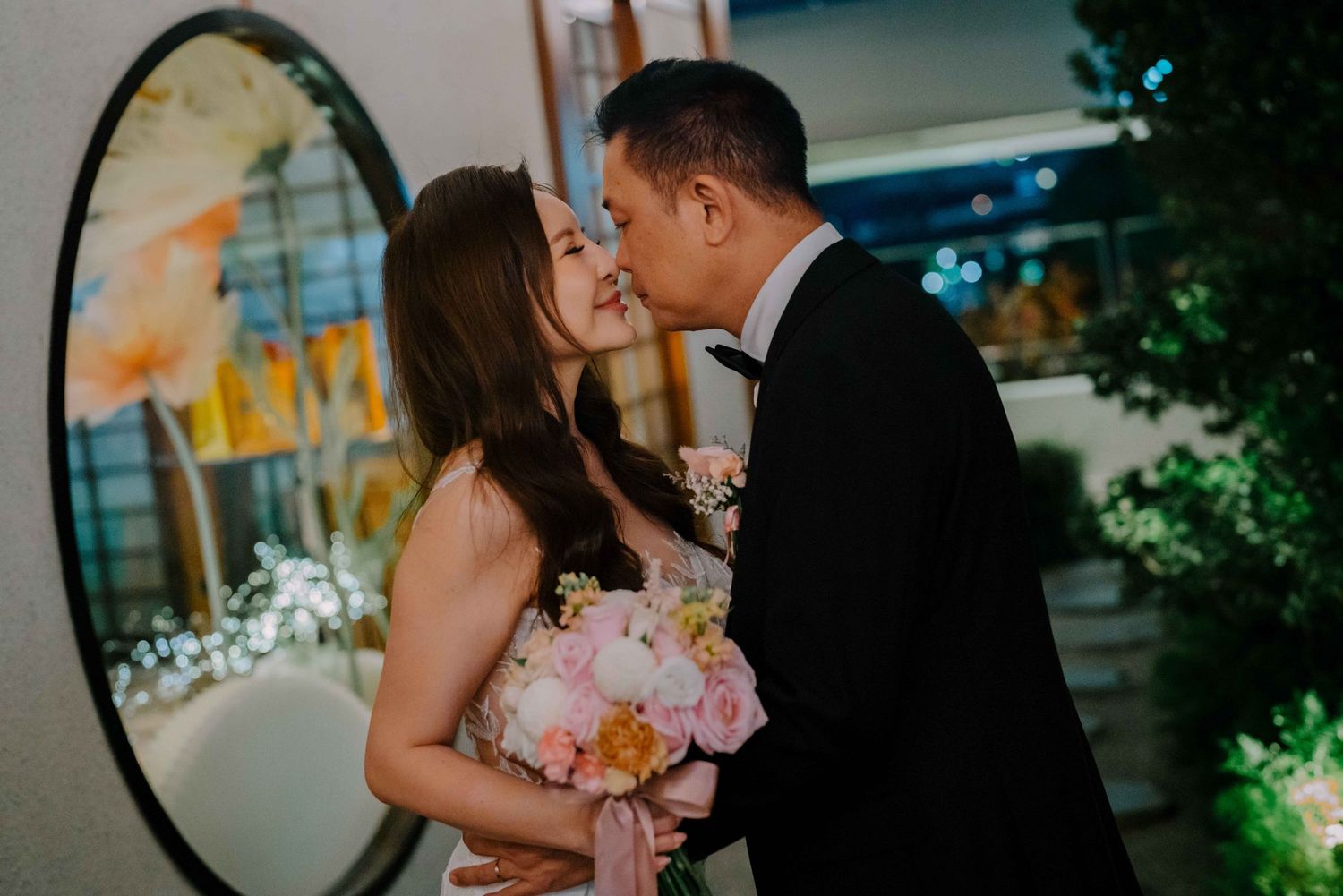 wedding at keyaki restaurant