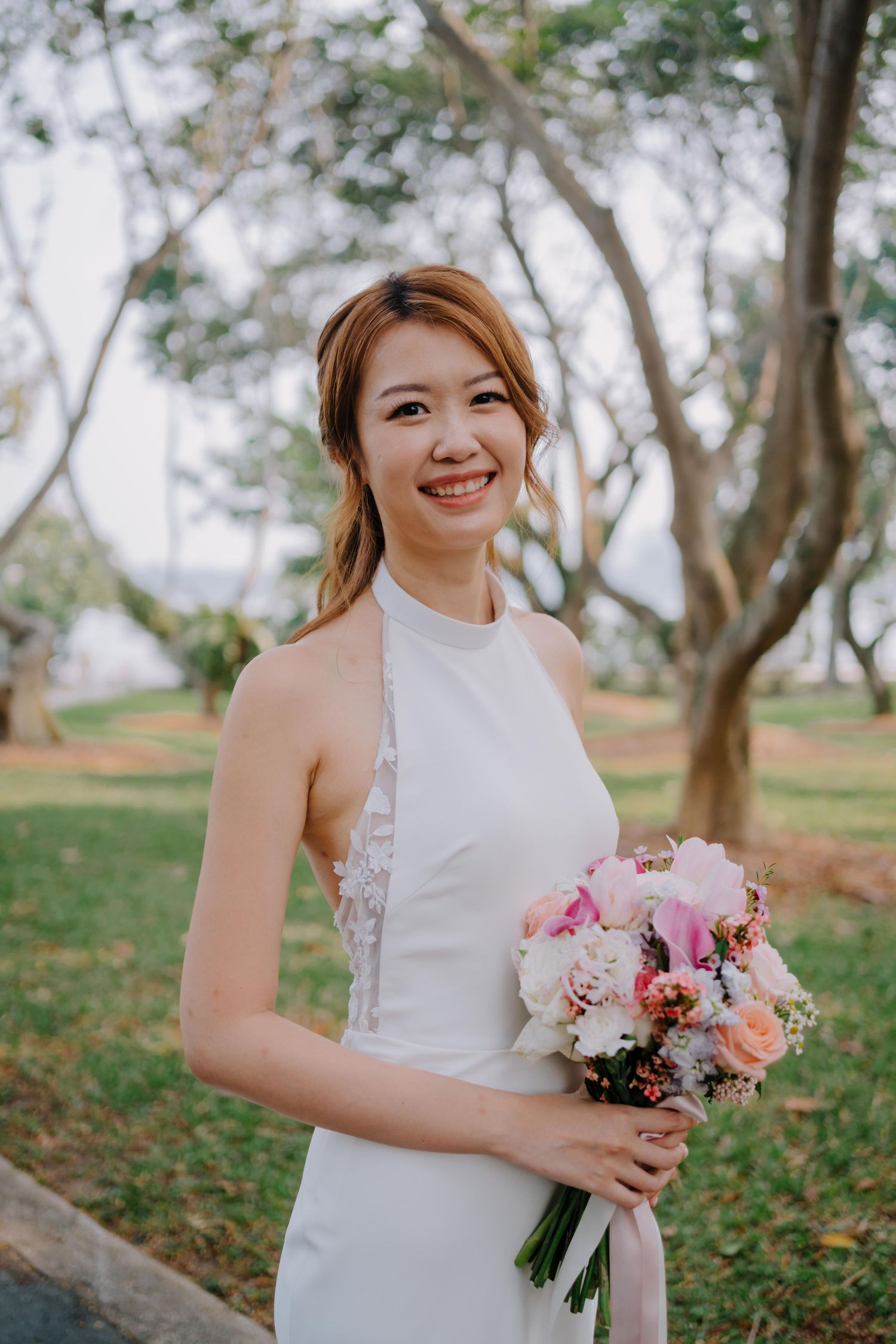 bedok reservoir bridal portraits